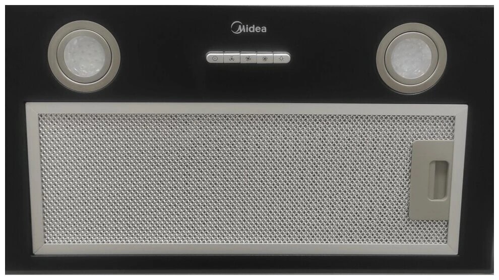 картинка Кухонная вытяжка полновстраиваемая Midea MH60I370B черная 