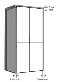 картинка Полувстраиваемый холодильник Hiberg i-RFQ 550 GB 