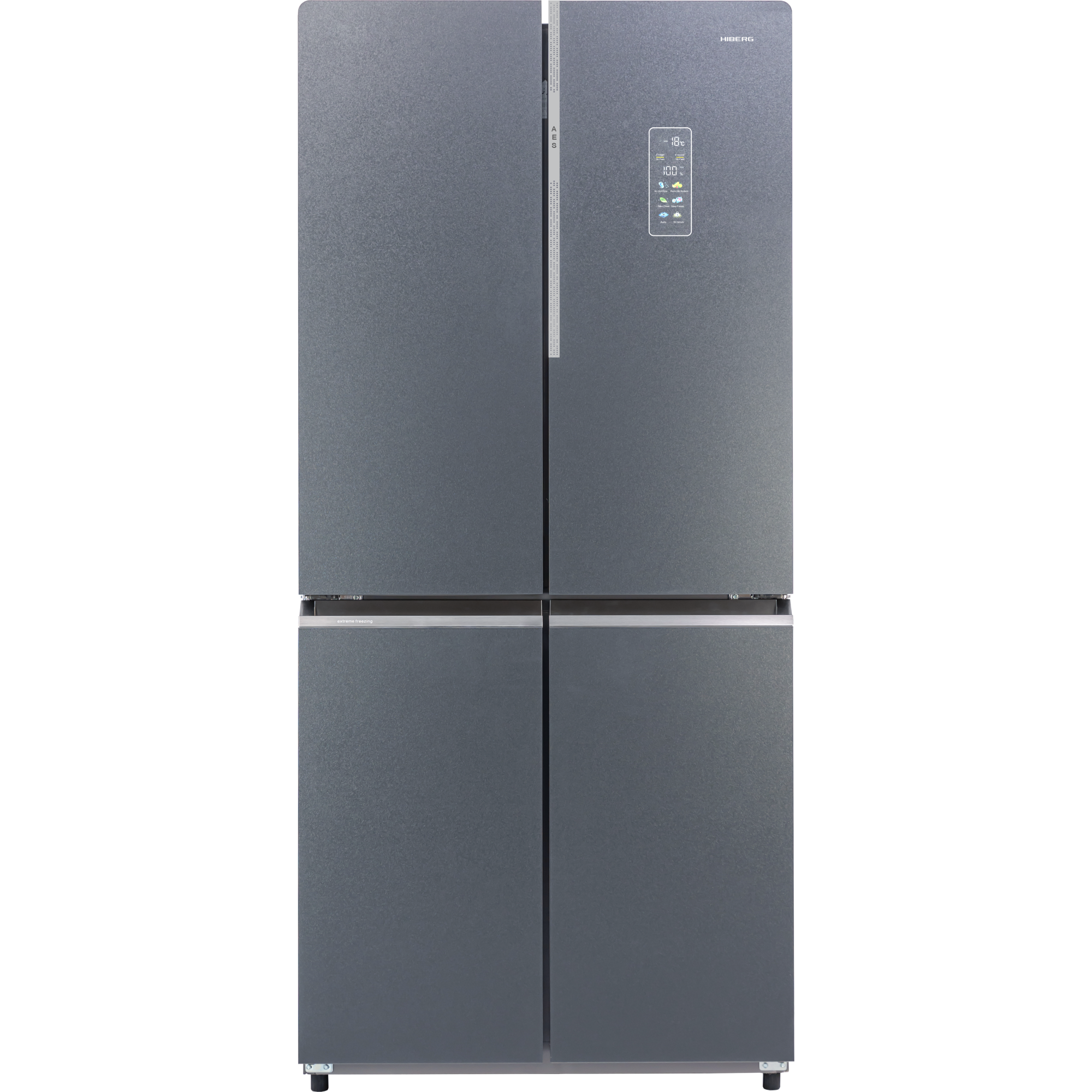 картинка Отдельностоящий холодильник Hiberg RFQ-590G GT inverter 