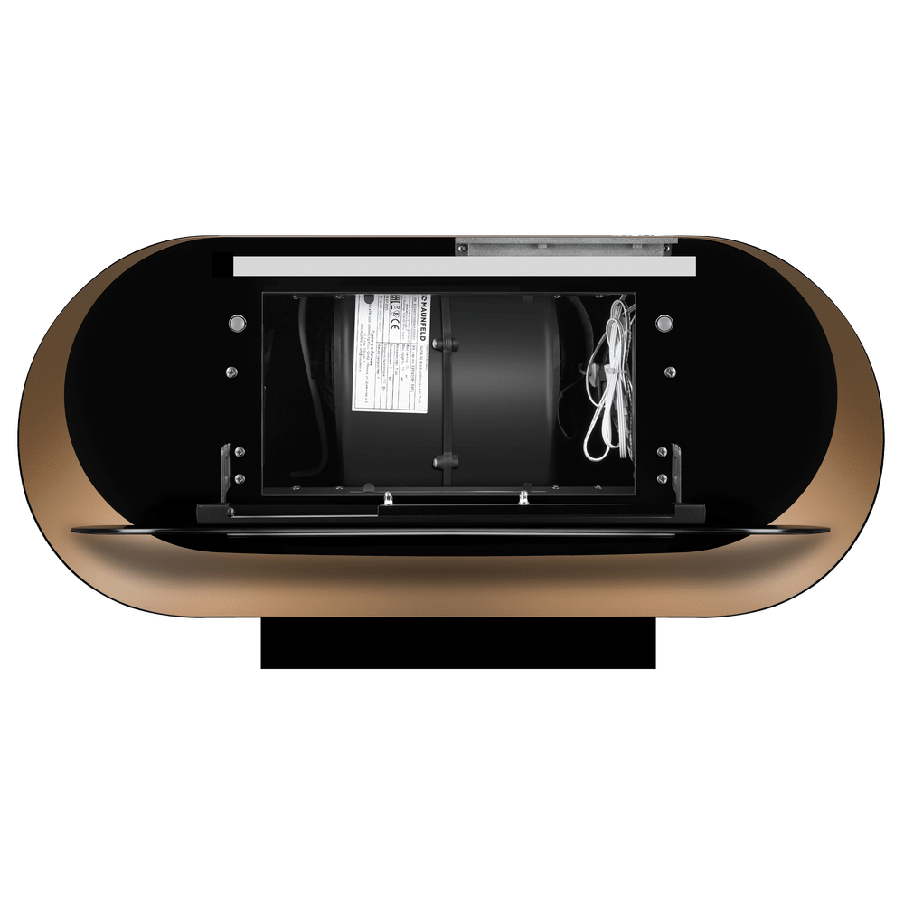 картинка Кухонная вытяжка настенная-тубус Maunfeld GUNA 60 золото 