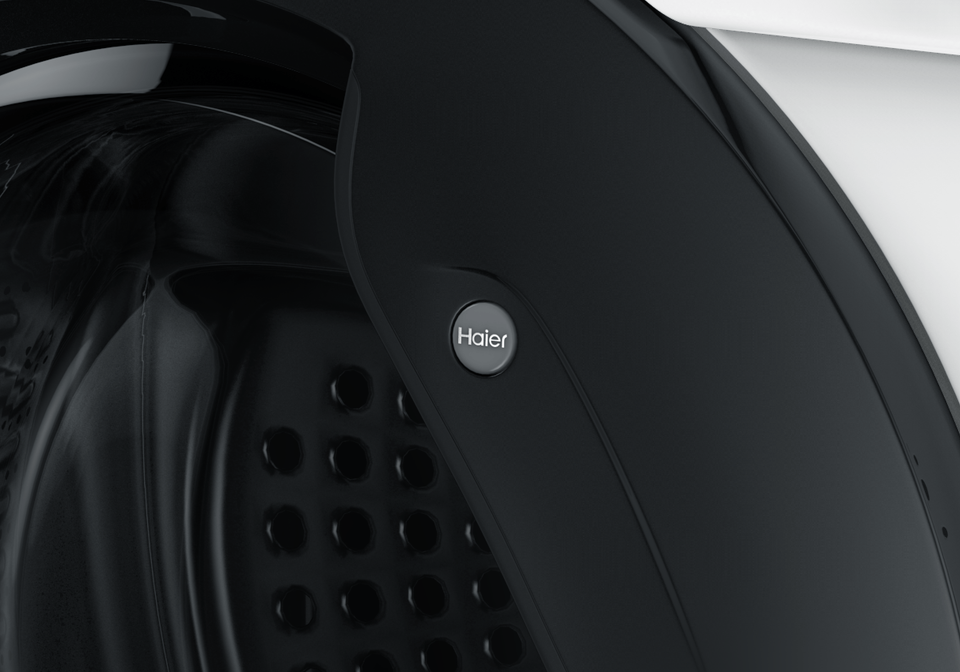 картинка Стиральная машина с сушкой Haier HWDQ90B416FWB-RU 
