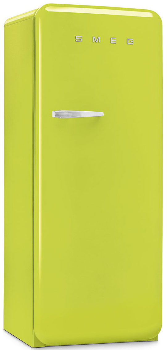 картинка Отдельностоящий холодильник Smeg FAB28RLI5 лайм 