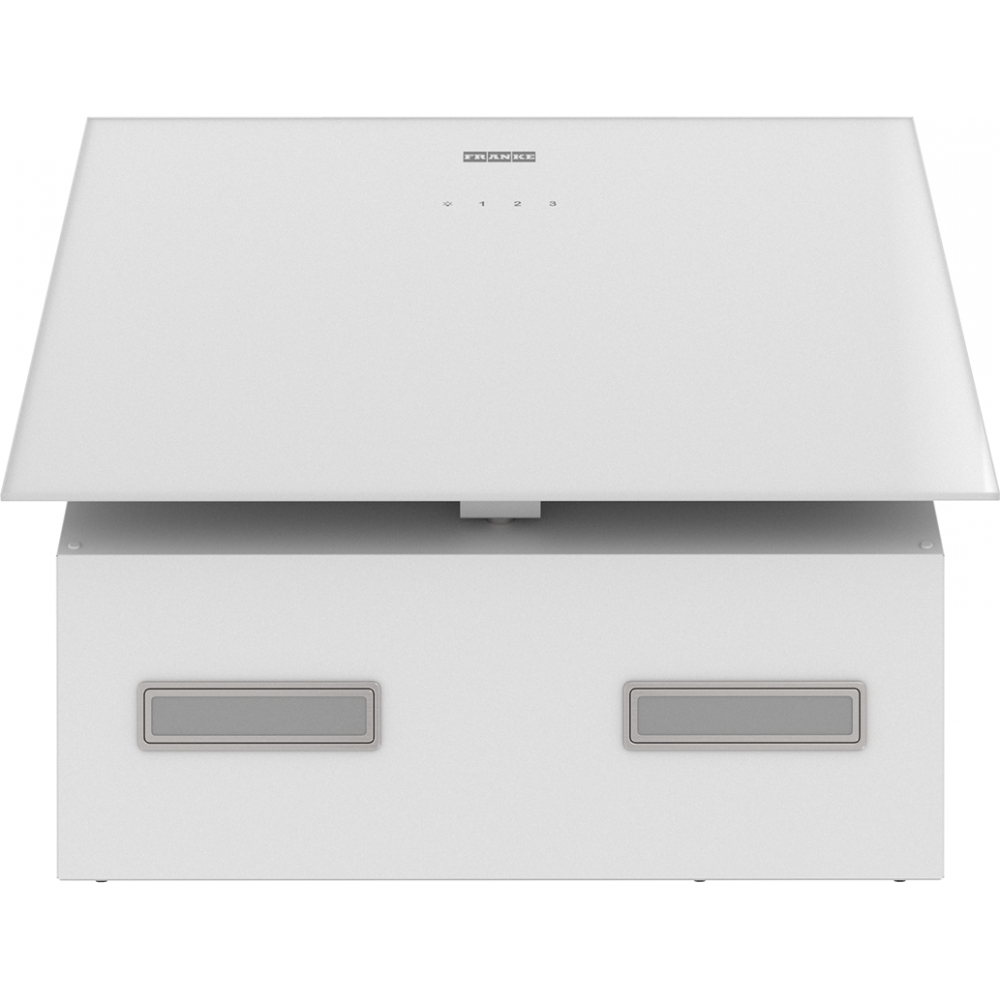 картинка Кухонная вытяжка наклонная Franke LENS WH 50 белая 