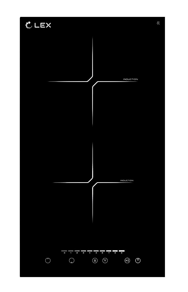 картинка |Discount| Индукционная варочная панель Lex EVI 320-2 BL 