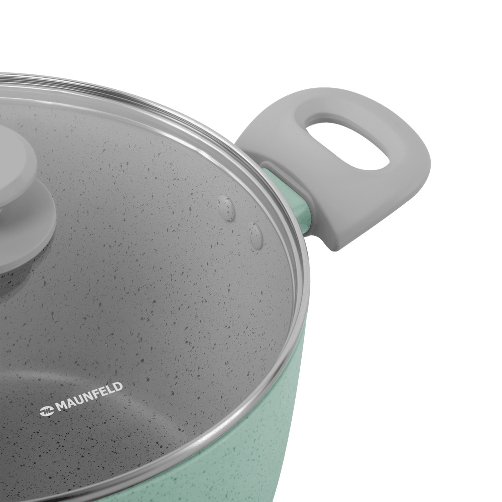 картинка |Discount| Кастрюля с крышкой Maunfeld HELGA MCS57FA05FS фисташковый  картинка |Discount| Кастрюля с крышкой Maunfeld HELGA MCS57FA05FS фисташковый