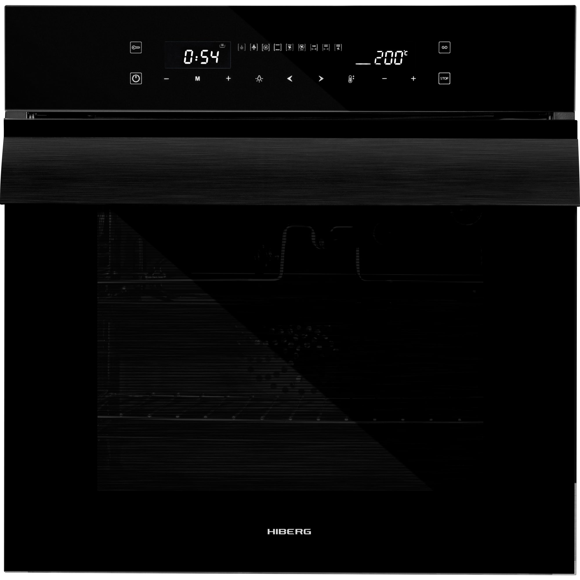 картинка Электрический духовой шкаф Hiberg VM 6192 B черный 