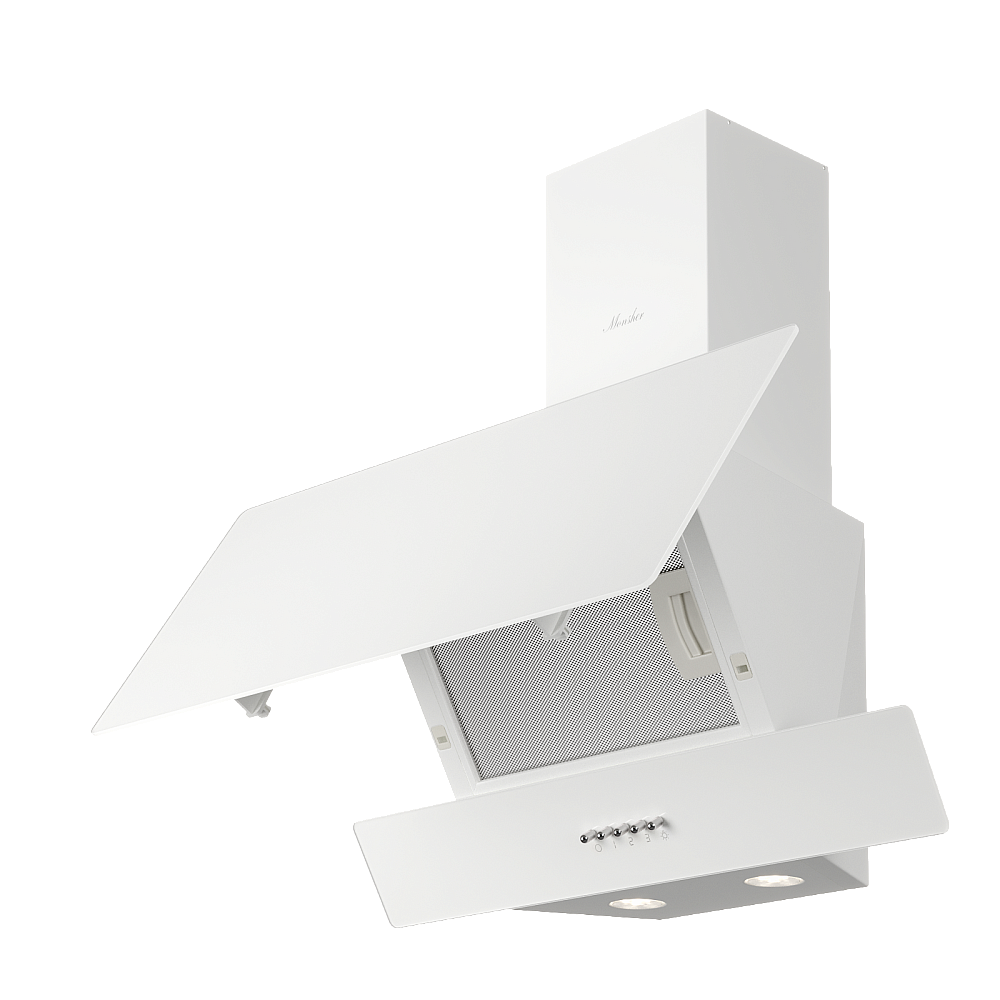 картинка Кухонная вытяжка Monsher ROUEN 60 BLANC VERRE 