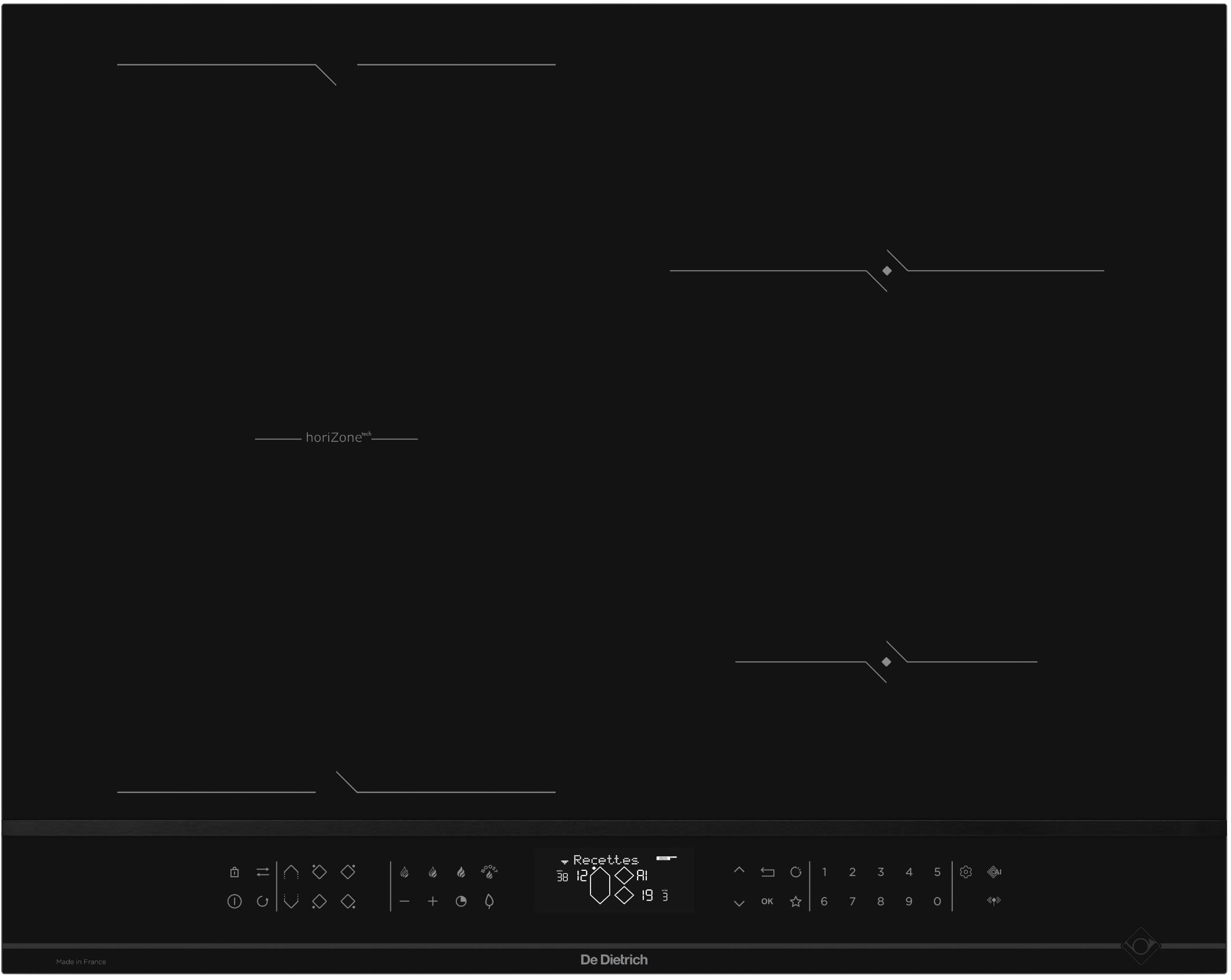 картинка Индукционная варочная панель De Dietrich DPI4431BT Infinite Black 