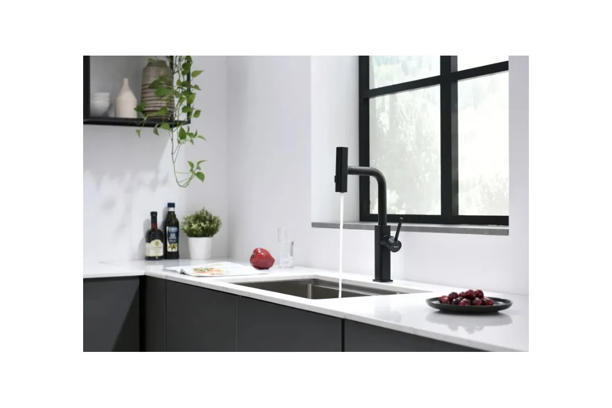 картинка Смеситель LONGRAN Techno LM2186, Black 