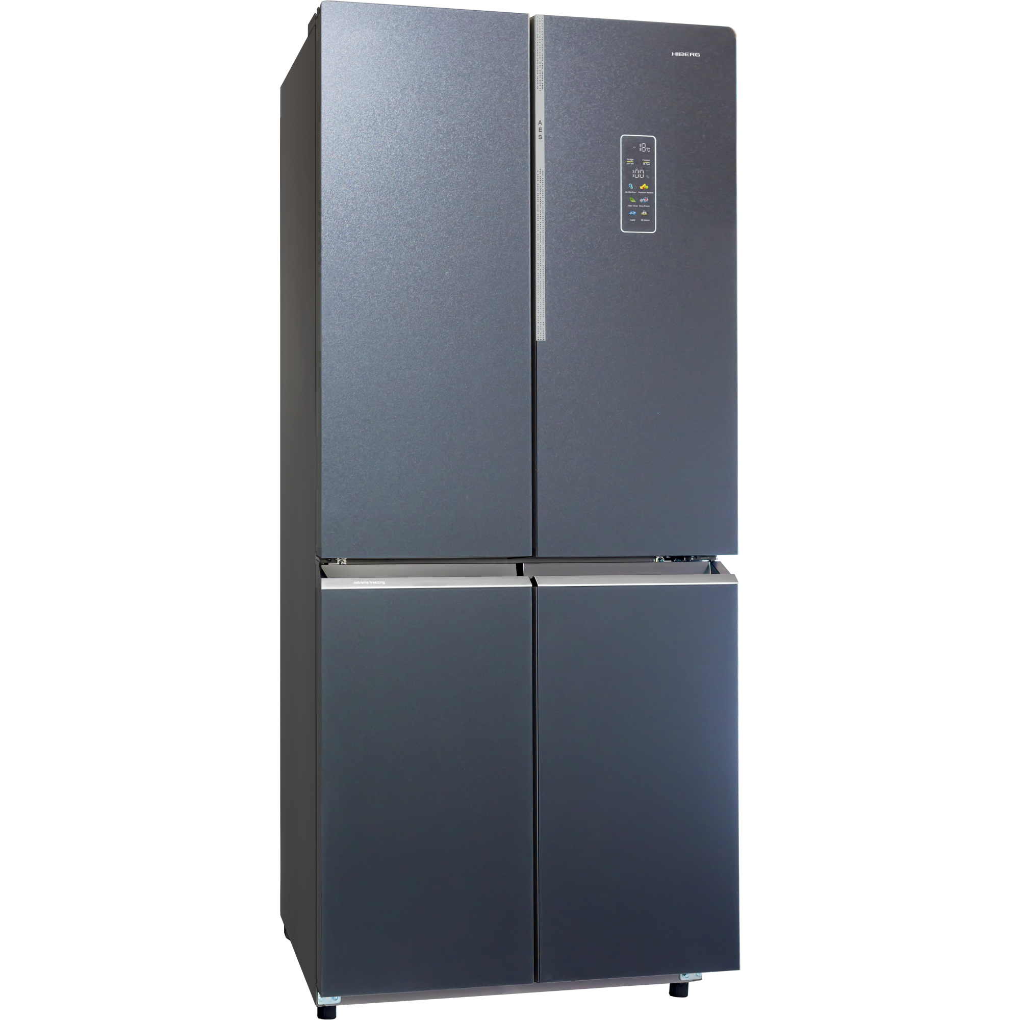 картинка Отдельностоящий холодильник Hiberg RFQ-590G GT inverter 