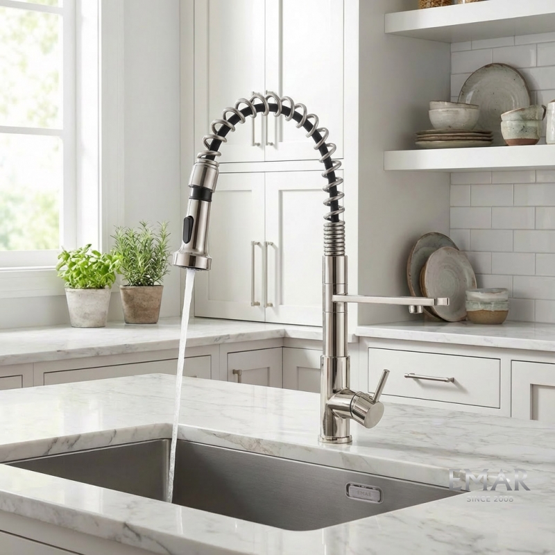 картинка Смеситель Emar ЕСВ 7021 сатин 