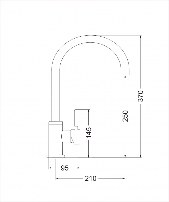 картинка Смеситель Emar Quartz ЕС - 3004 