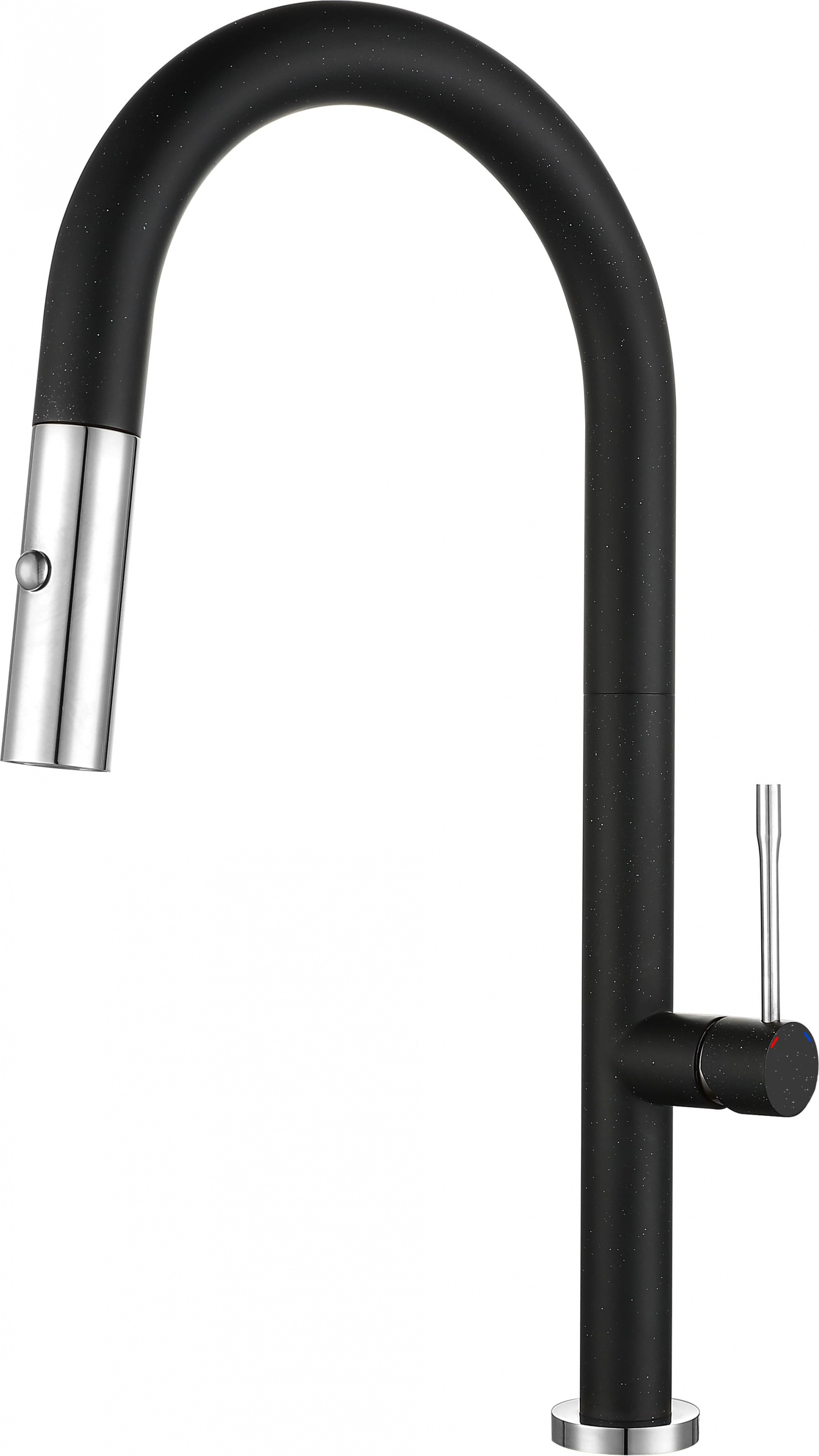 картинка Смеситель Rivelato Asti 3972500 nero/cromo 