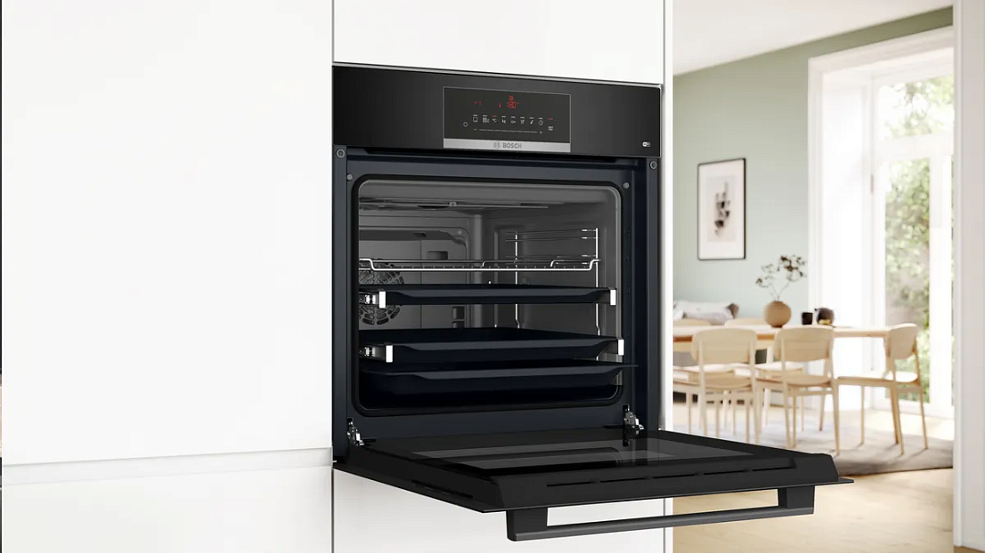 картинка Электрический духовой шкаф Bosch HBJ559YB6R черный 