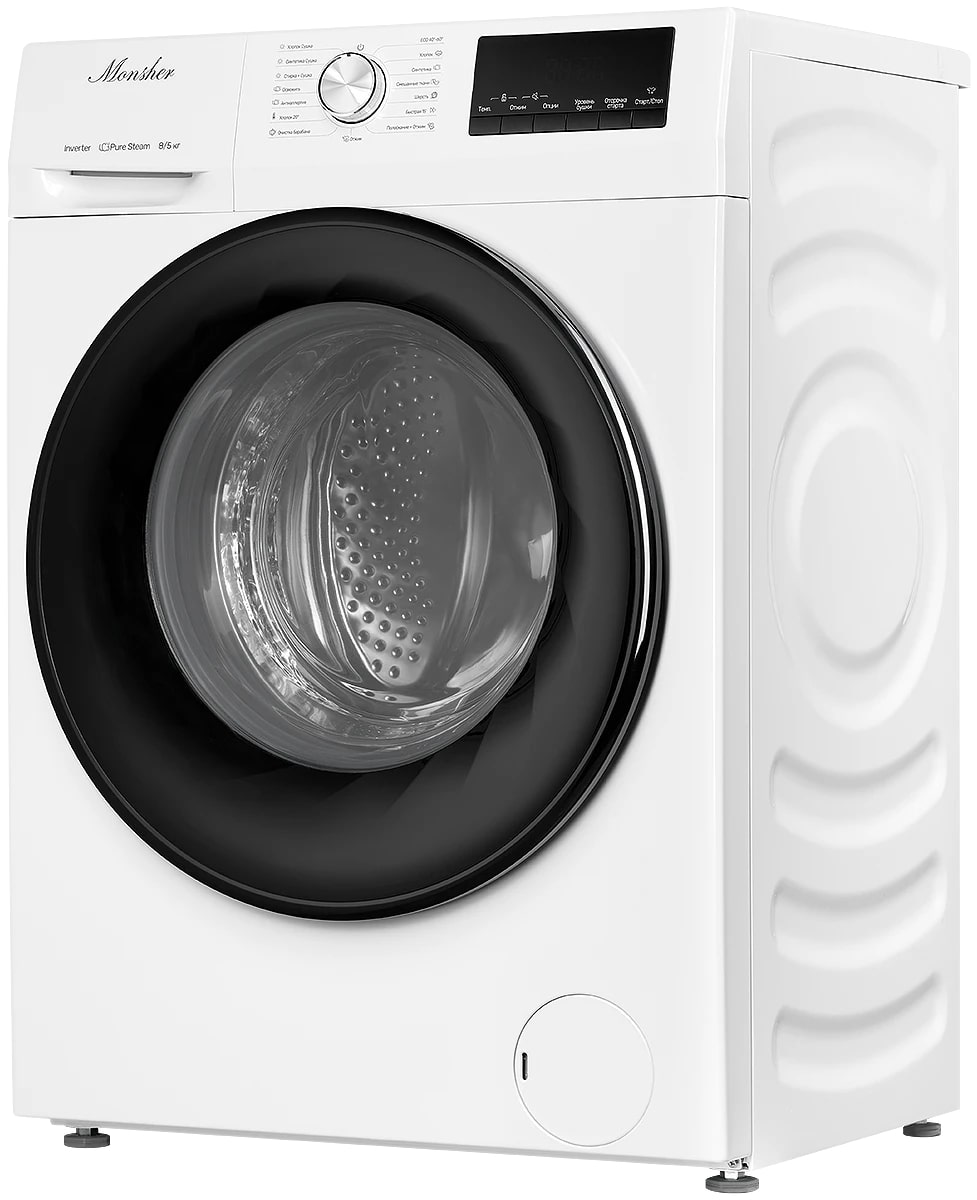 картинка Стиральная машина с функцией сушки Monsher MWDM 460 BLANC 