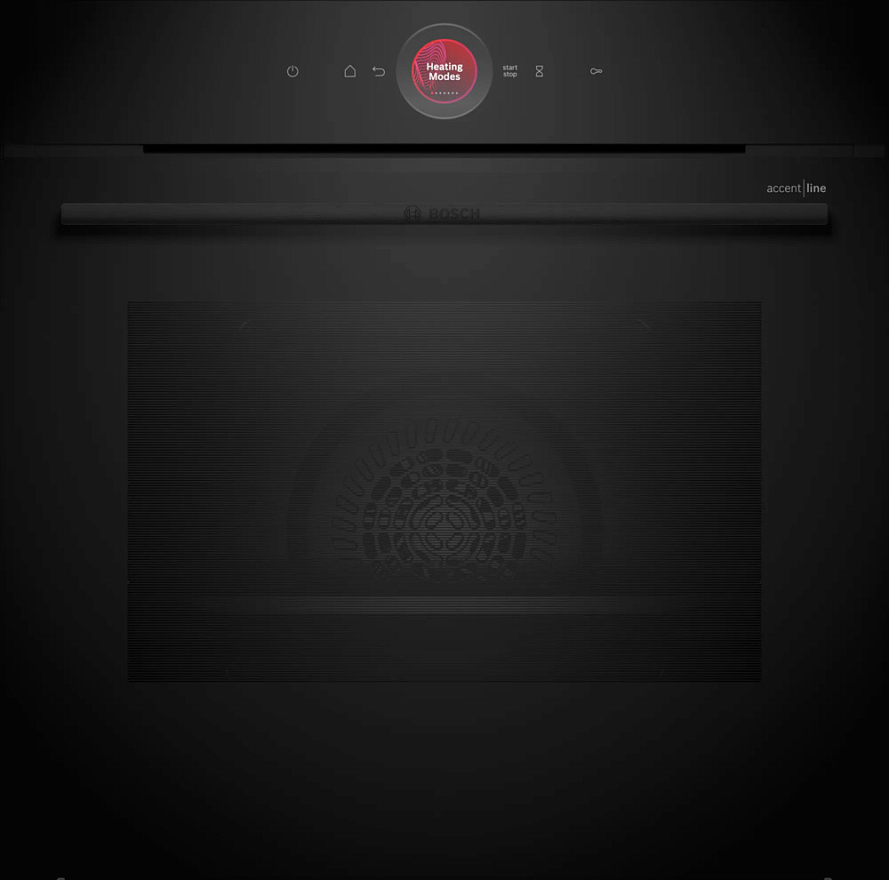 картинка Электрический духовой шкаф Bosch HBG9742B1S черный 