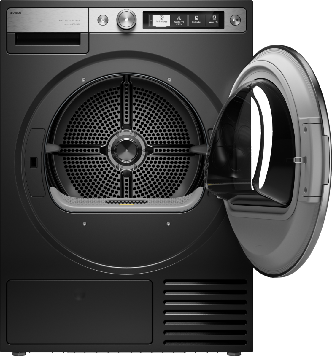 картинка Сушильная машина отдельностоящая Asko T709HUG черный графит 