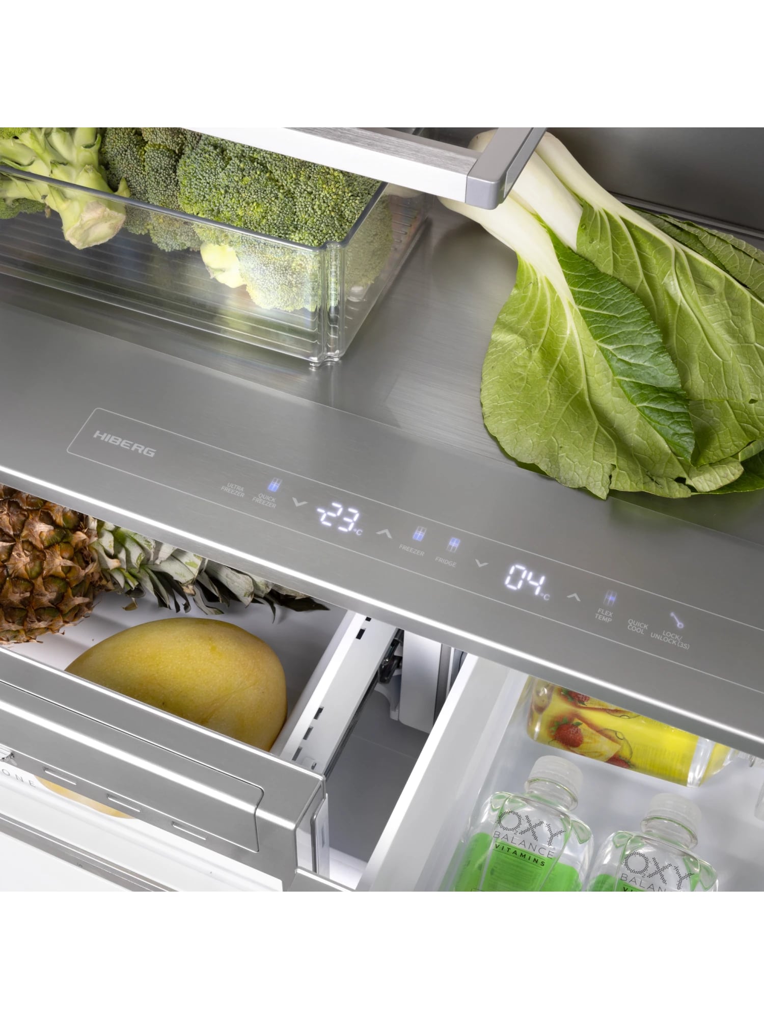 картинка Встраиваемый холодильник Hiberg S-RFQ 800 W inverter 