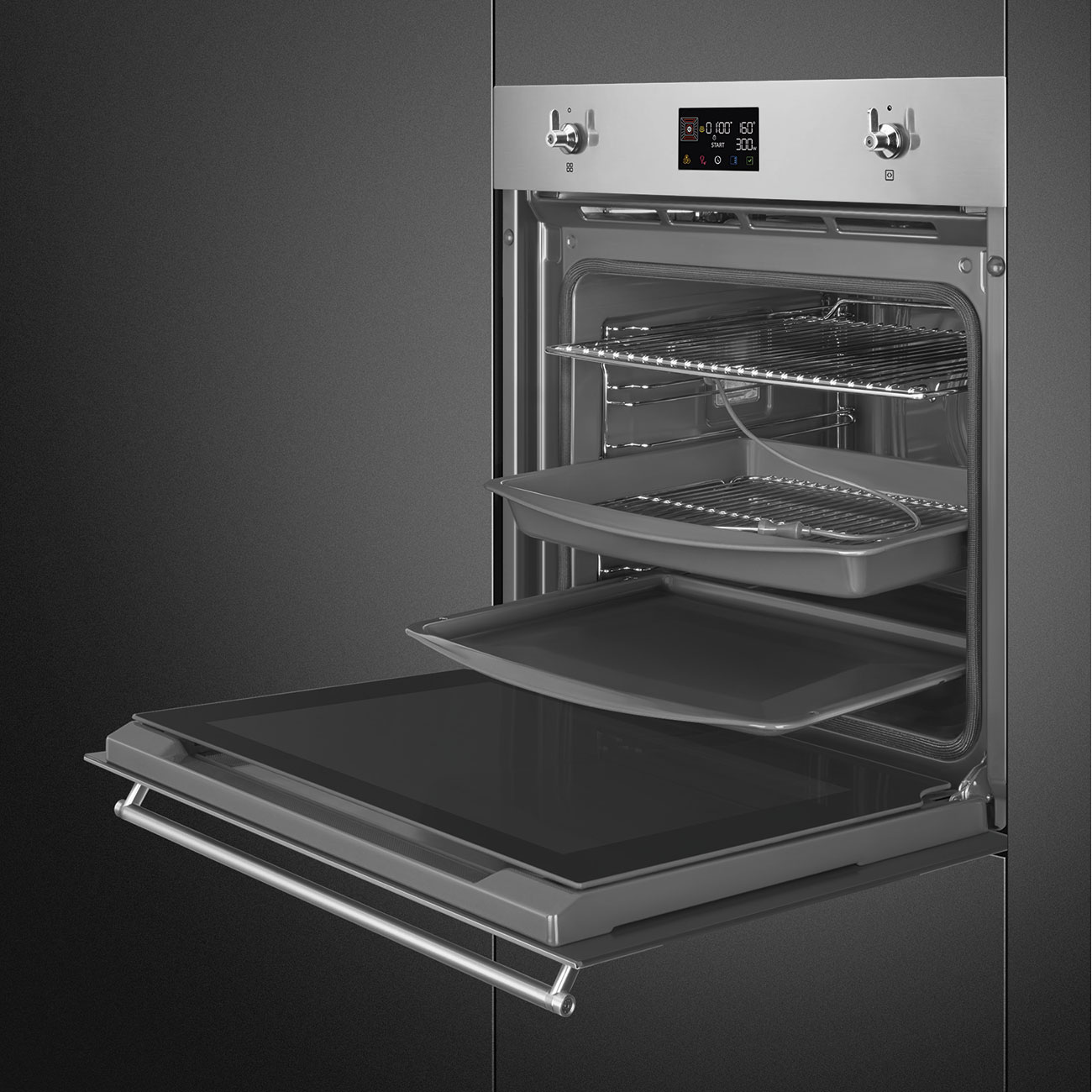 картинка Электрический духовой шкаф Smeg SOP6302TX  