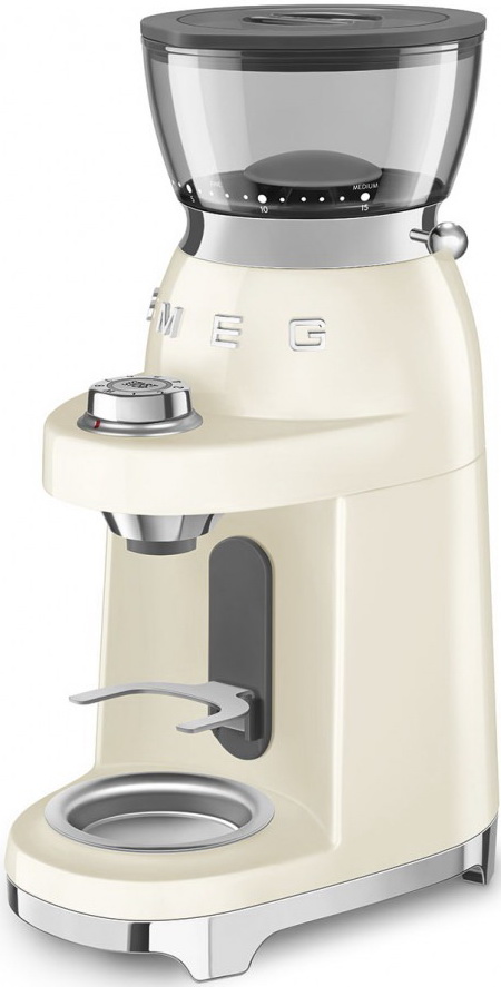 картинка Кофемолка Smeg CGF03CREU кремовый 