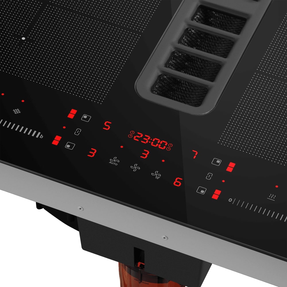 картинка Варочная панель с интегрированной вытяжкой Maunfeld MIHC604SF2BK  картинка Варочная панель с интегрированной вытяжкой Maunfeld MIHC604SF2BK