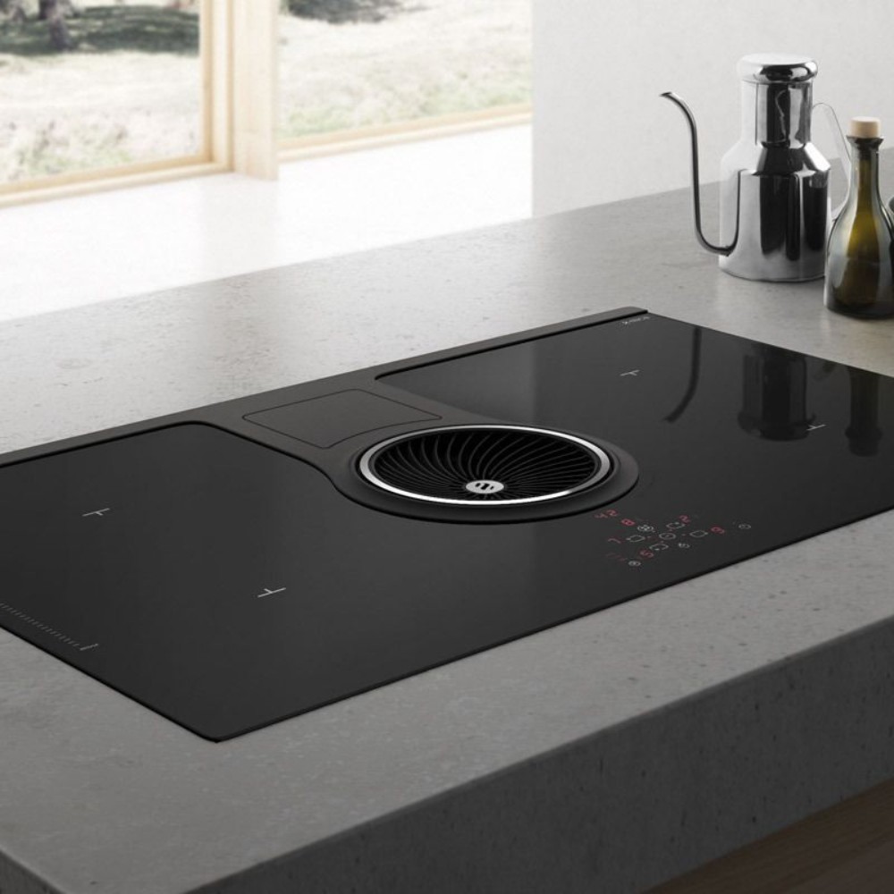 картинка Варочная панель с вытяжкой Elica NIKOLATESLA BL/F/83 