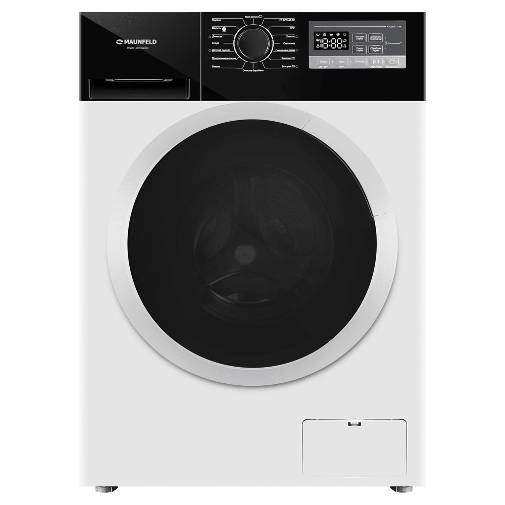 картинка Стиральная машина с паром Maunfeld MFWM1410STWH03 