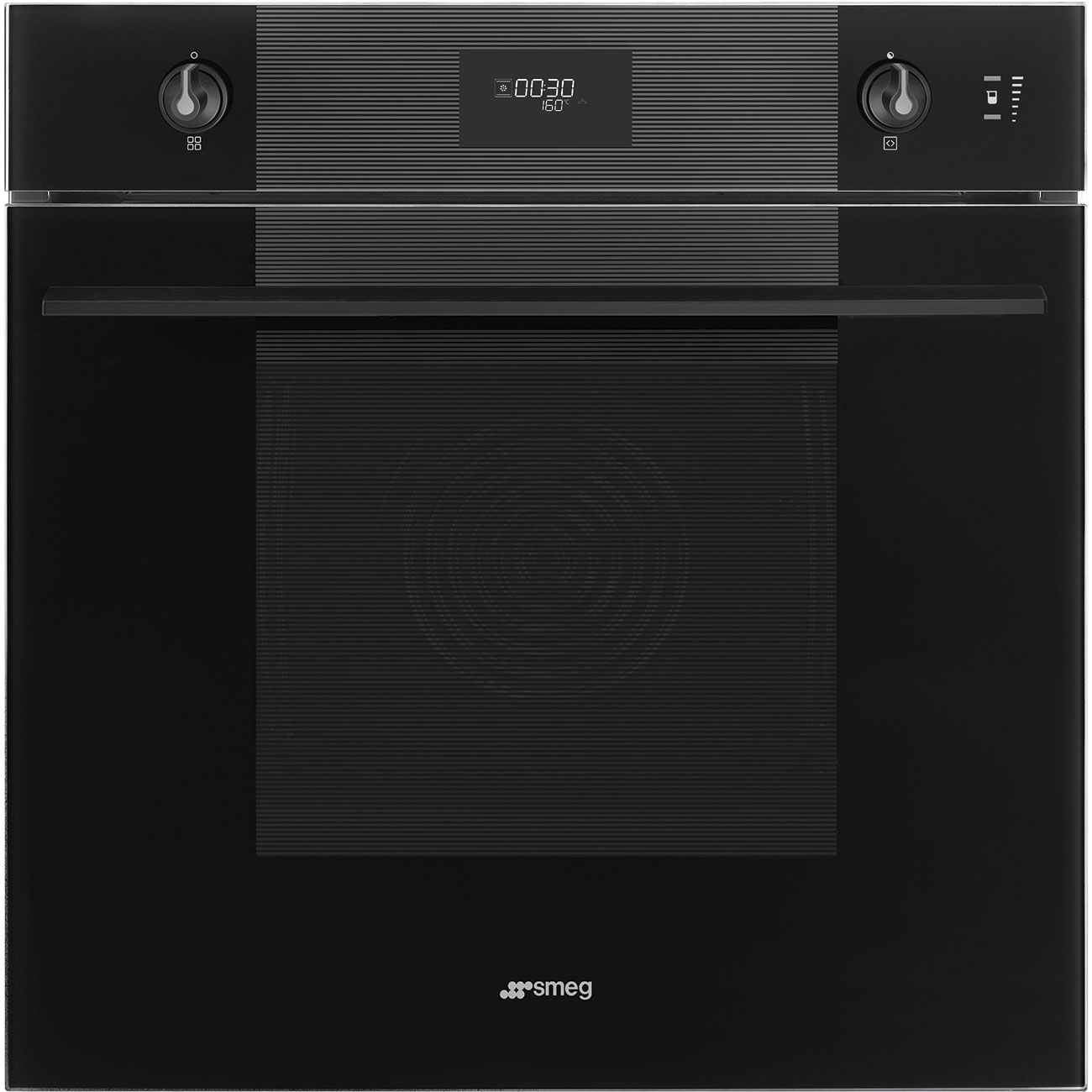 картинка Электрический духовой шкаф с функцией пара Smeg SOP6101S2B3 стекло Deep Black 