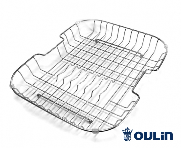 картинка Oulin корзина для посуды(фруктов) Ol-150L хром 