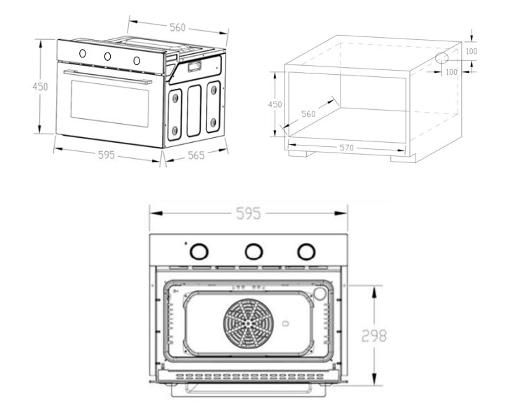 картинка Электрический духовой шкаф Nordfrost HM 5060 W 