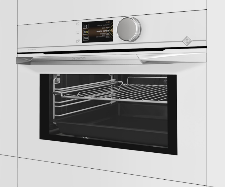 картинка Микроволновая печь De Dietrich DKC4756W Eternal White 