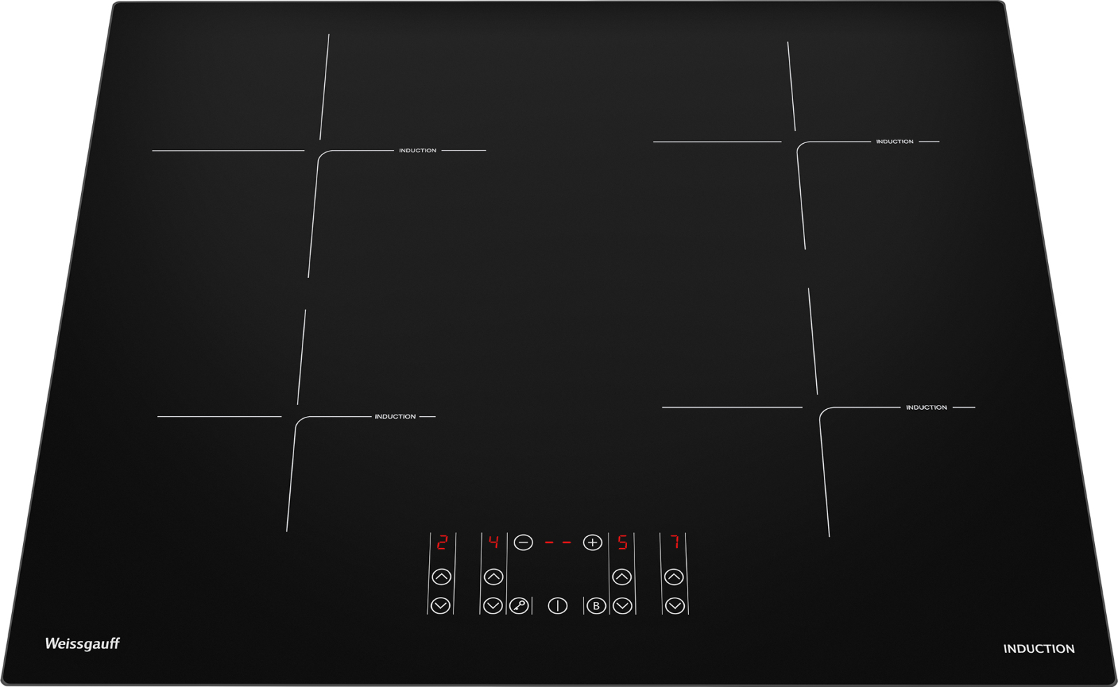 картинка Индукционная варочная панель Weissgauff HI 640 BSCM 