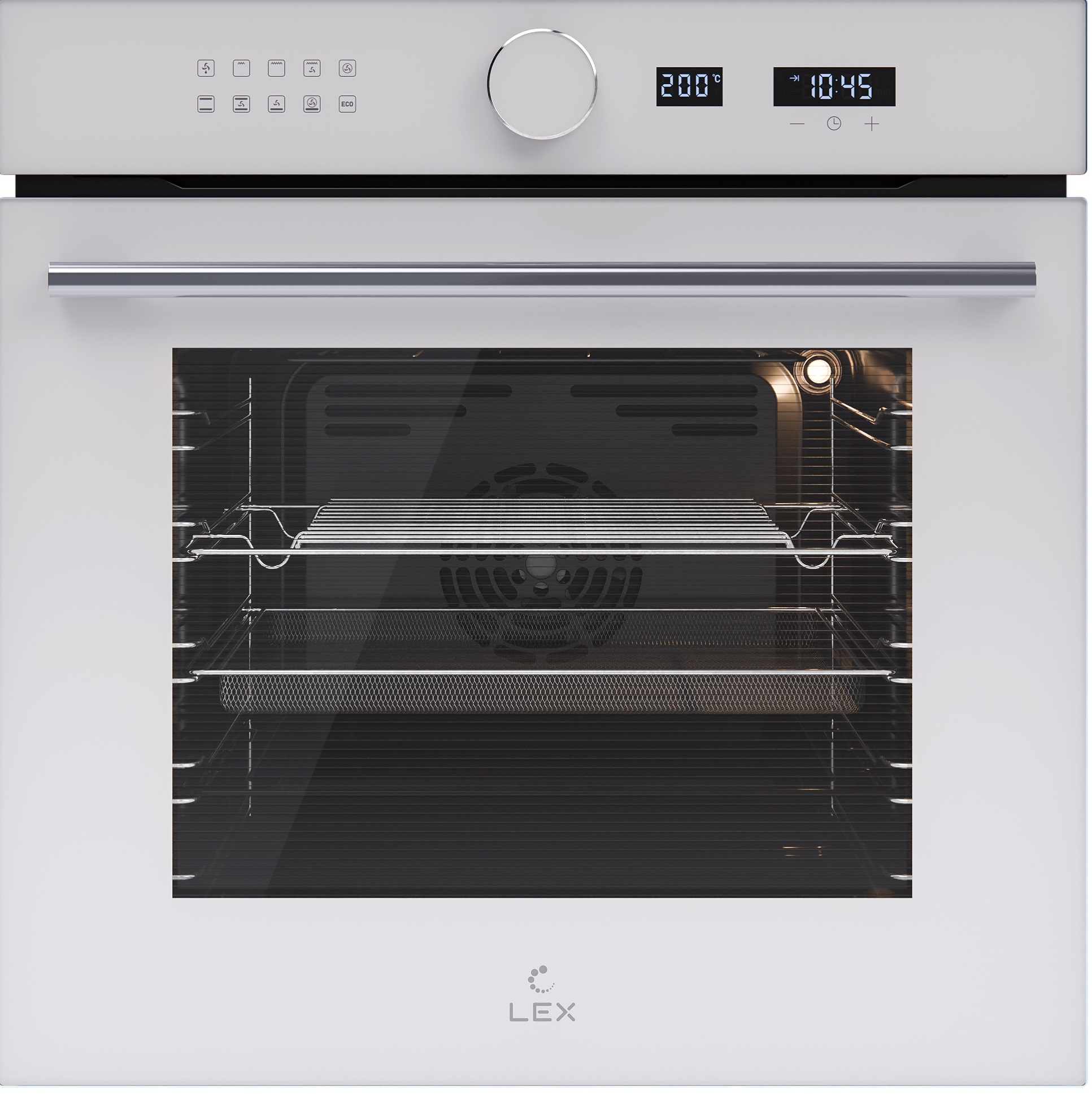 картинка Электрический духовой шкаф Lex EDM 1001 ONE WH белая 