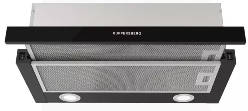 картинка Кухонная вытяжка Kuppersberg SLIMHIT 60 BG чёрная 