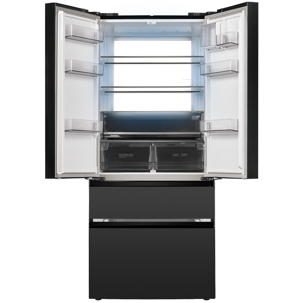 картинка Полувстраиваемый холодильник Maunfeld MFF190NFDSB01 черный 