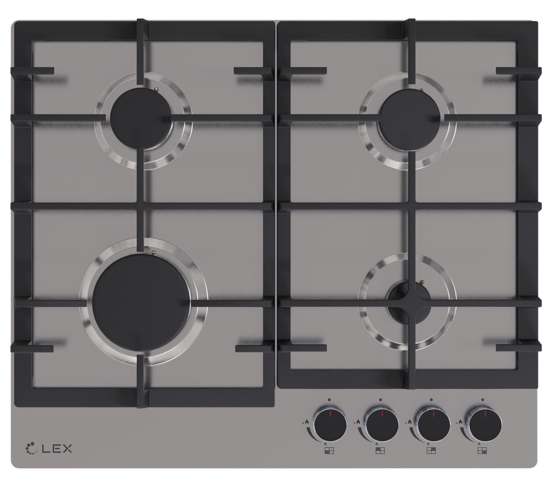 картинка Газовая варочная панель Lex GVS 642-1 IX 