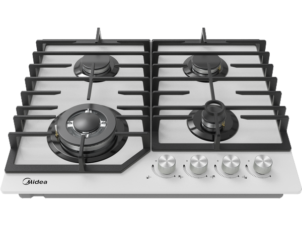 картинка Газовая варочная панель Midea MG645TGW белая 