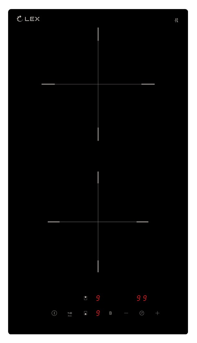 картинка Варочная панель Lex EVI 320A BL 