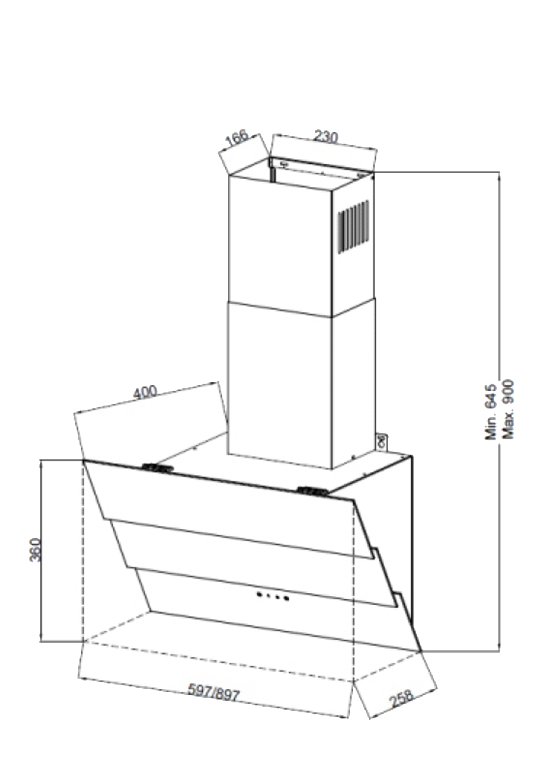 картинка Кухонная вытяжка Kuppersberg F 605 W 