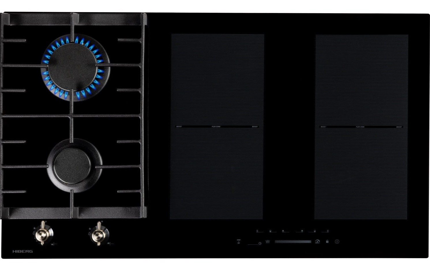 картинка Комбинированная варочная панель Hiberg i-VM 9025 B 