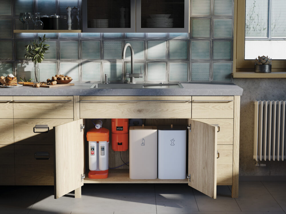 картинка Измельчитель пищевых отходов Omoikiri Nagare Slim 900 