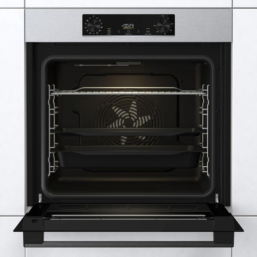 картинка Духовой шкаф с функцией пара Gorenje BOSB6737E03X нержавеющая сталь 
