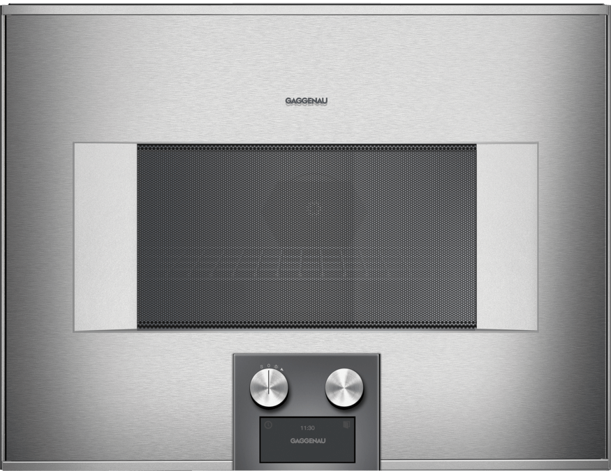 картинка Микроволновая печь встраиваемая Gaggenau BM455110 нержавеющая сталь 