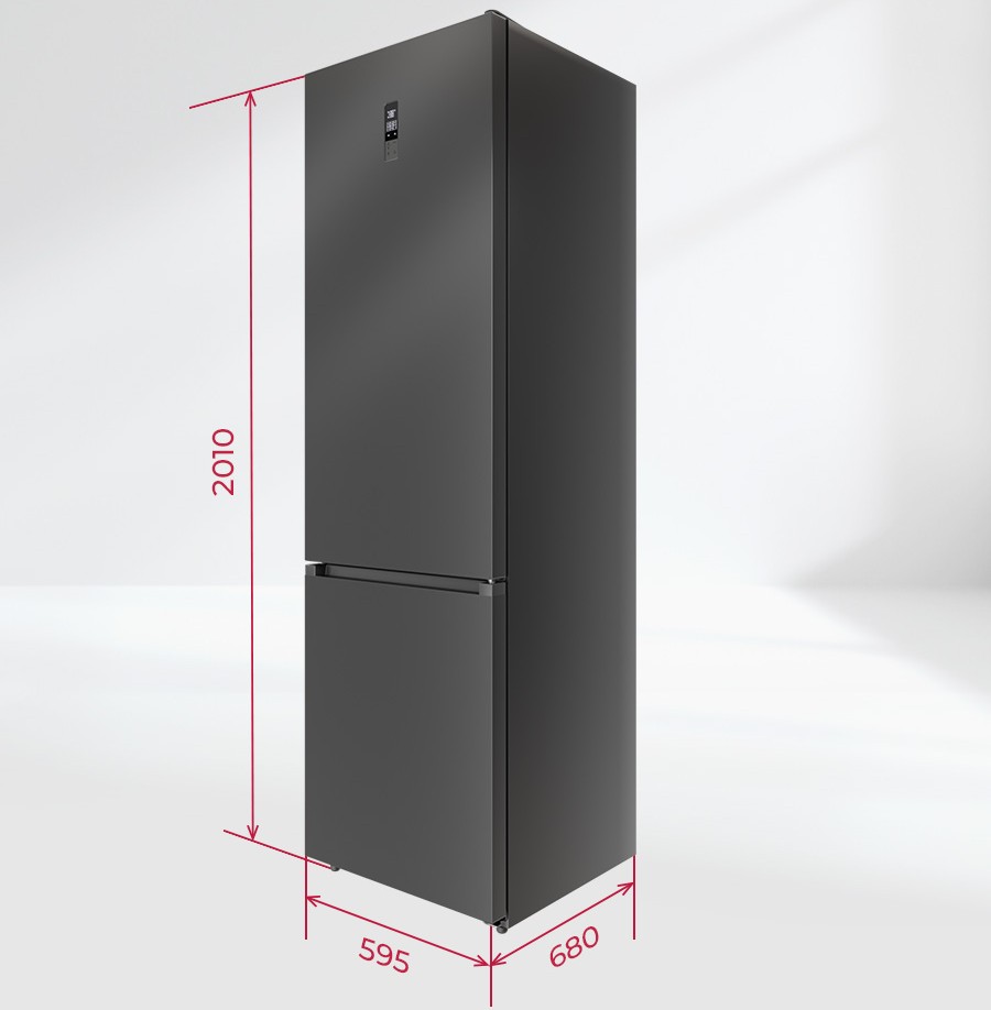 картинка Отдельностоящий холодильник Lex LKB201GrIDMax 
