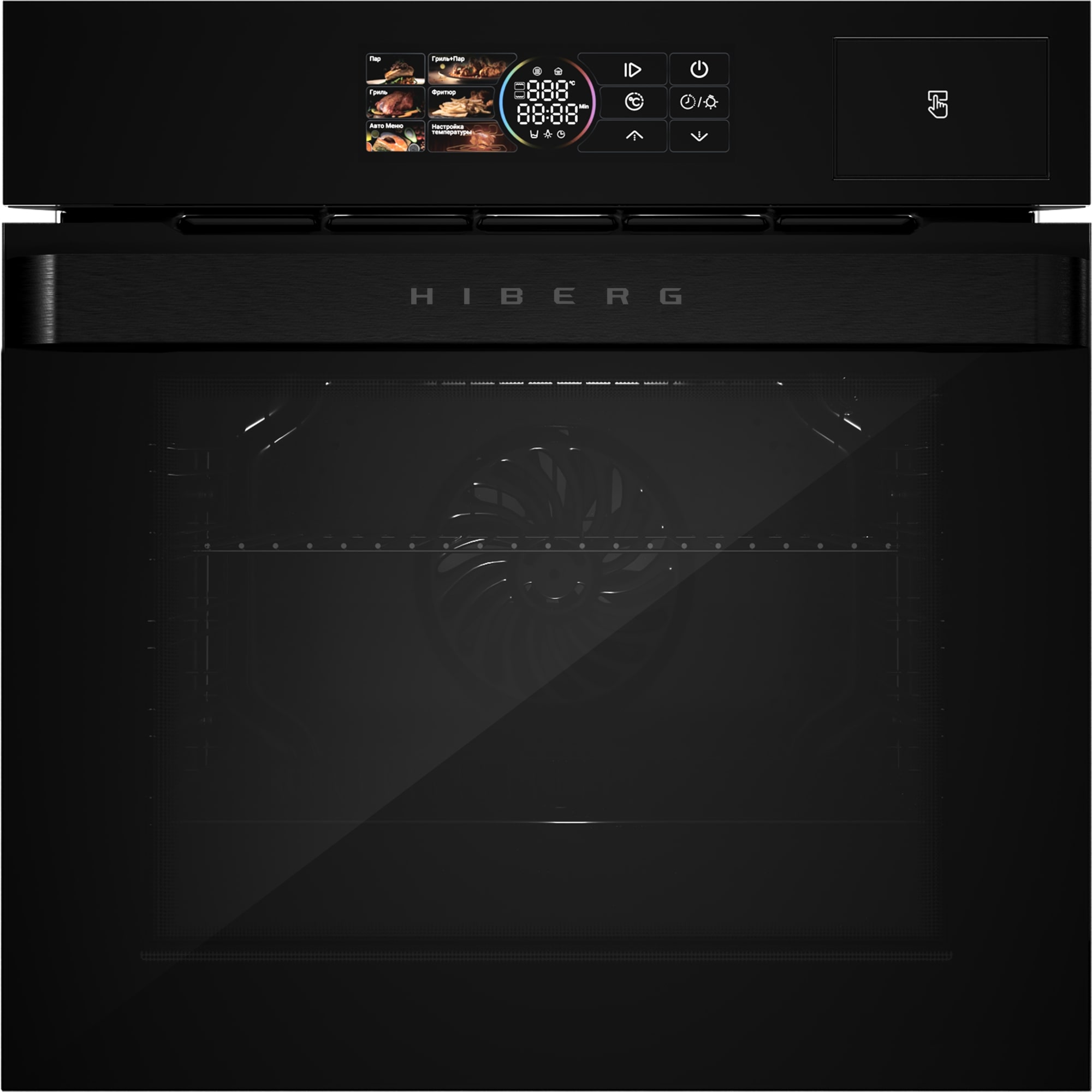 картинка Электрический духовой шкаф с функцией пароварки Hiberg S-VM 6415 B SMART 
