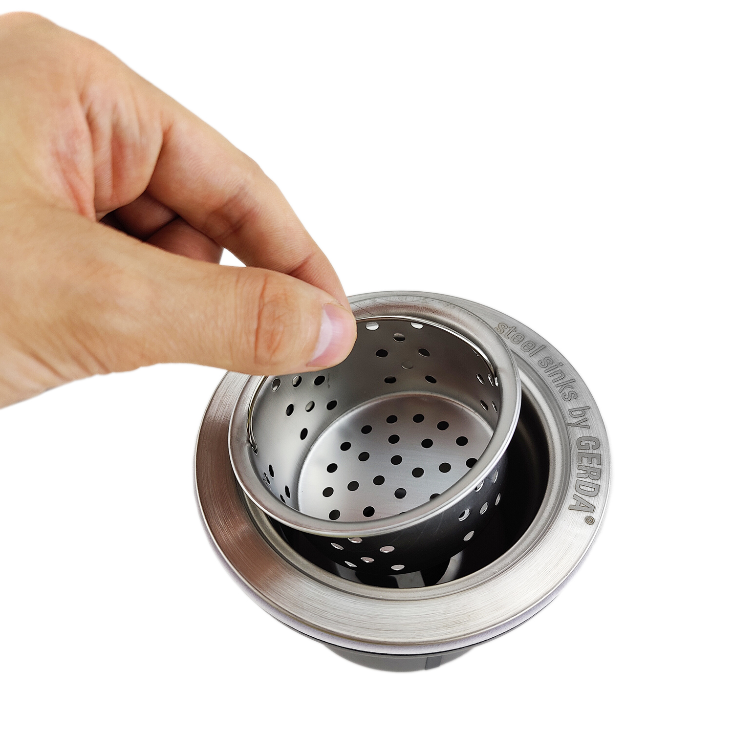 картинка Комплект мойка и смеситель Gerda 6045 S+SM.Satin 