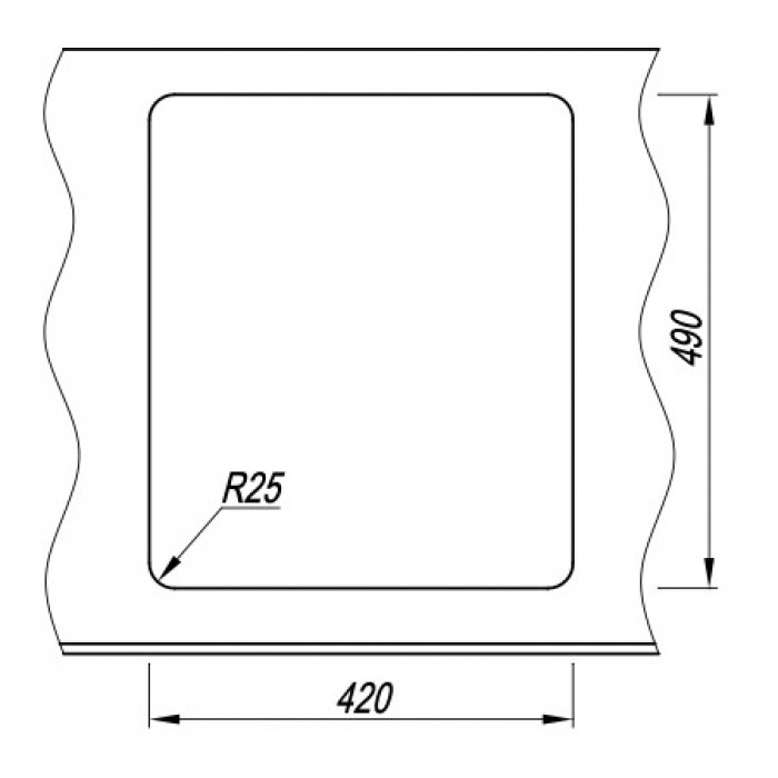 картинка Мойка для кухни Florentina ПЬЕМОНТ 440 