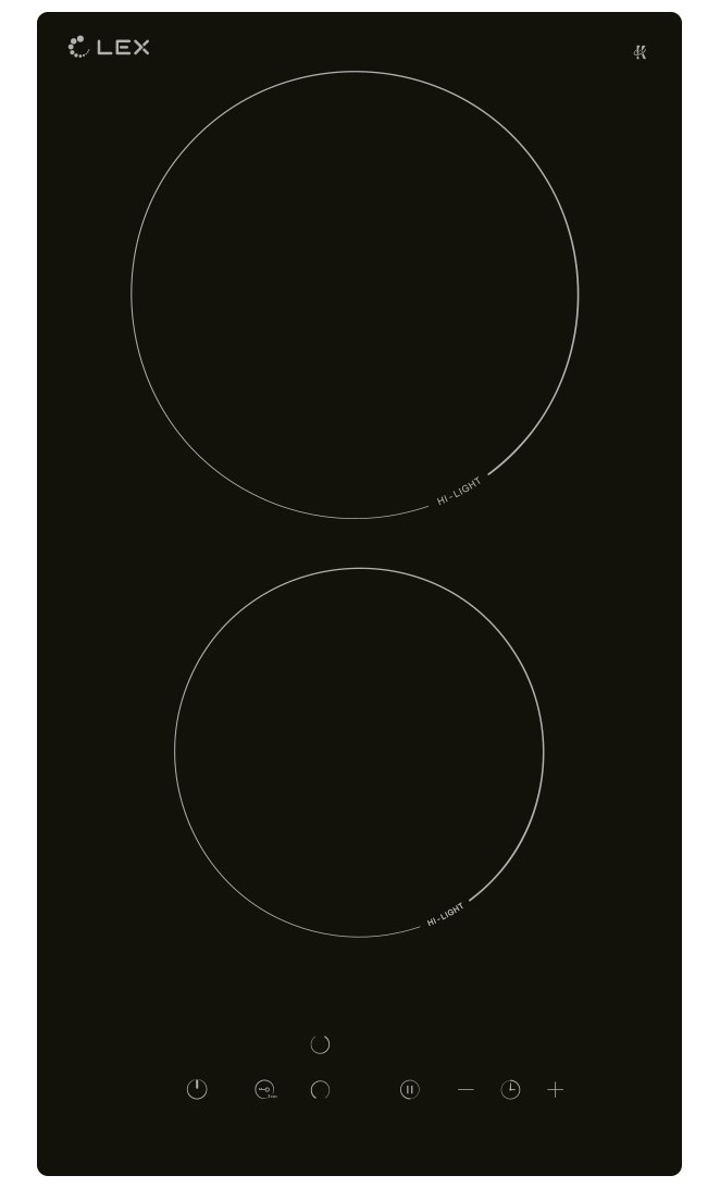 картинка Варочная панель Lex EVH 320A BL 