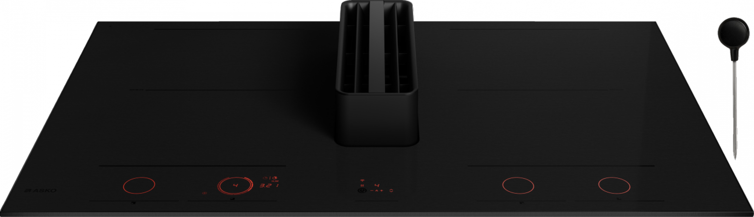 картинка Варочная панель со встроенной вытяжкой Asko HIHD854MM 