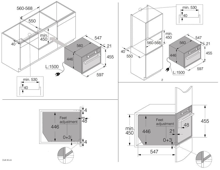 картинка Электрический духовой шкаф с функцией СВЧ Asko OCM8464A1 